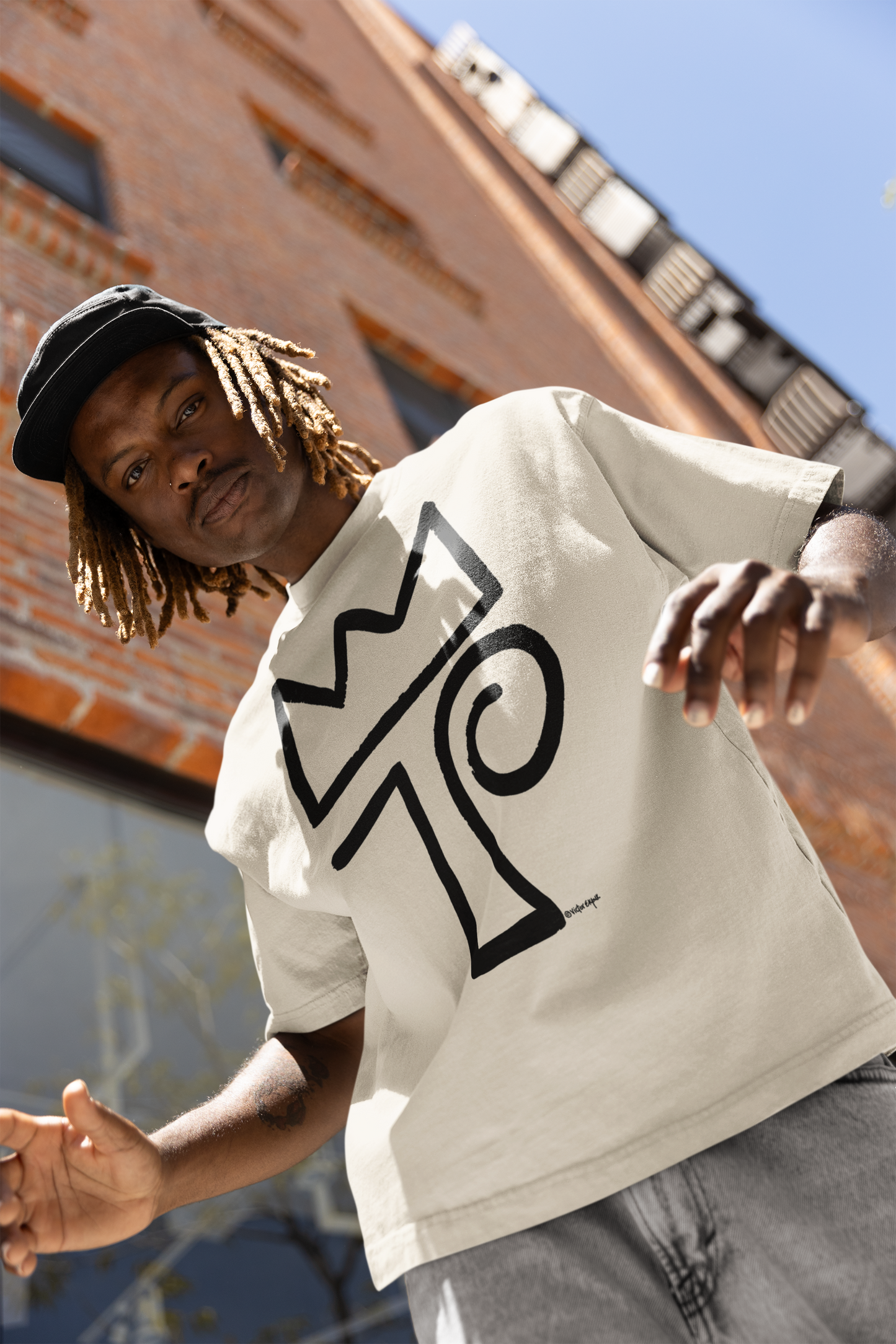 ANODA RULA Oversized faded t-shirt (unisex)