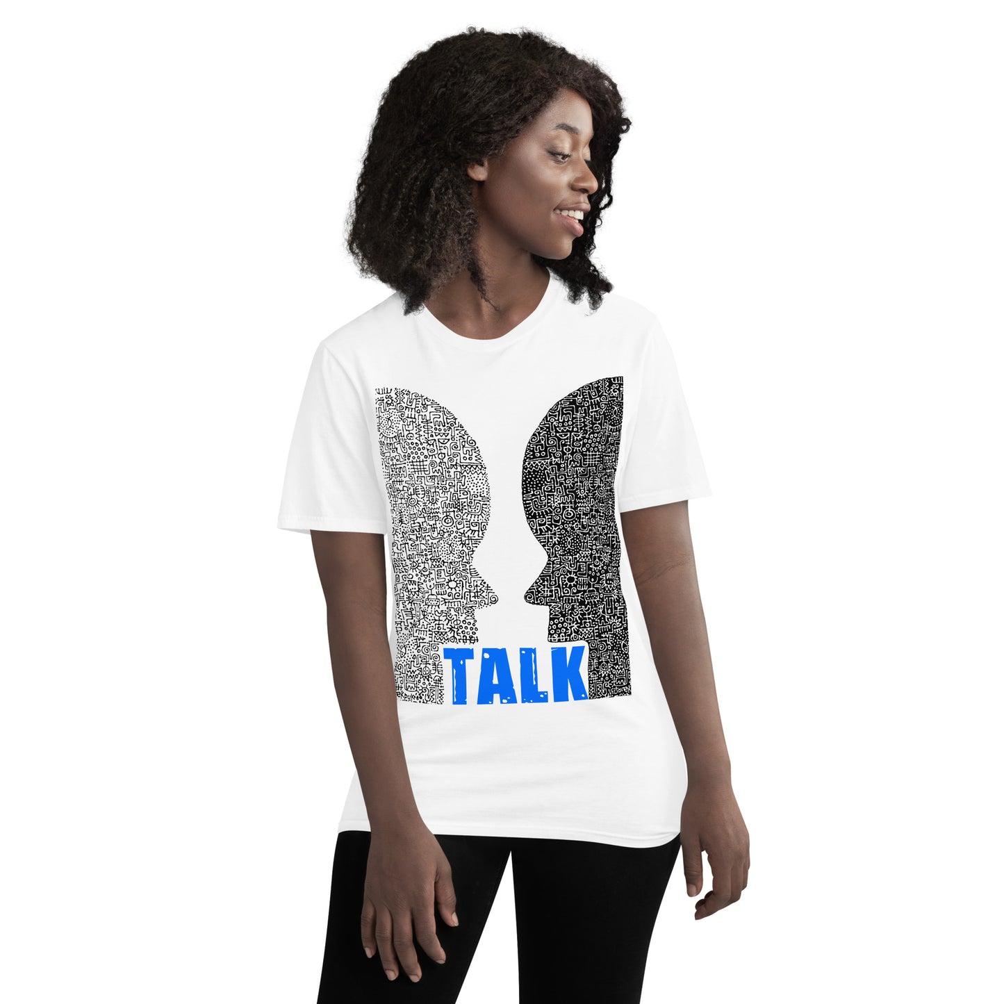 TALK unisex short-sleeve T-Shirt
