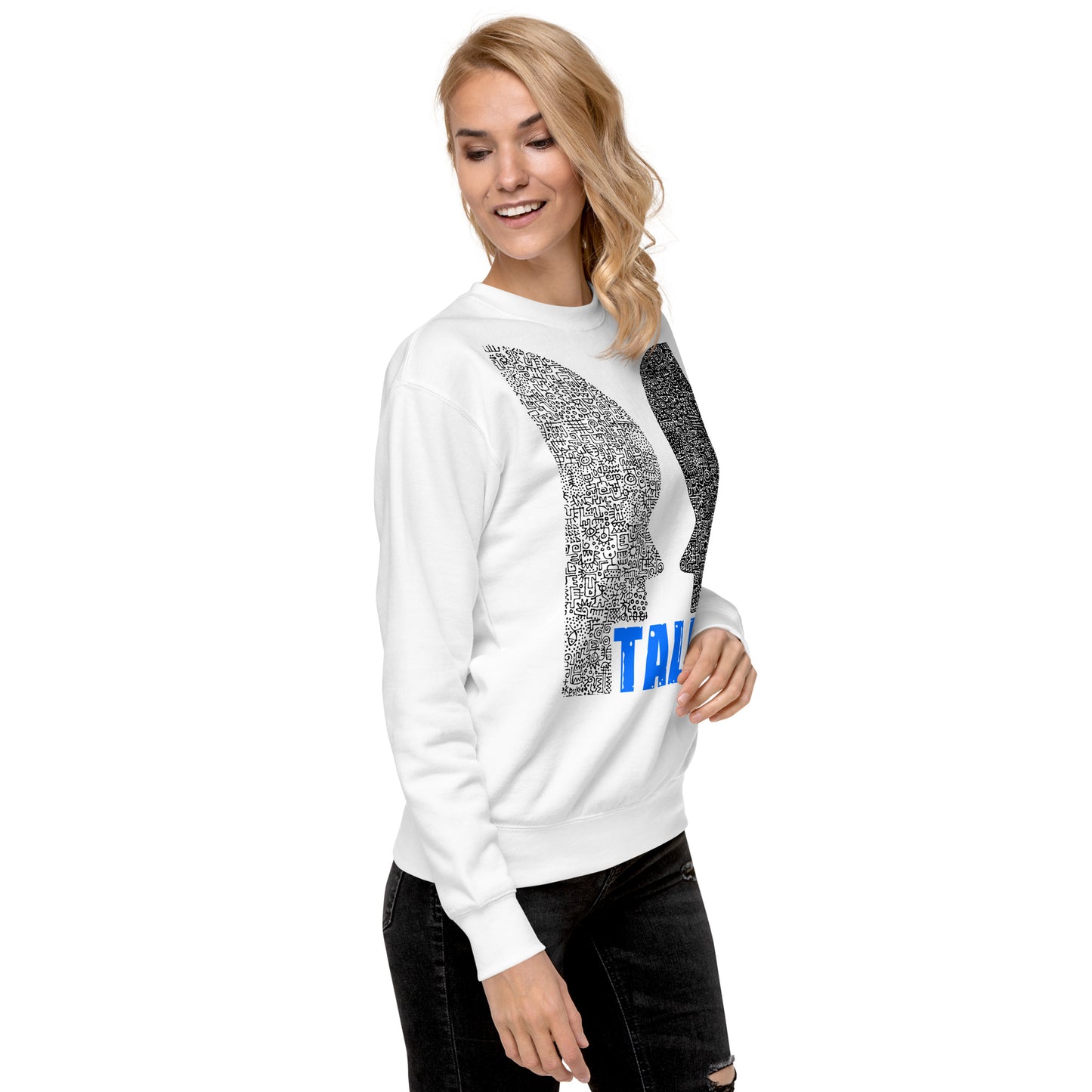TALK Unisex Premium Sweatshirt