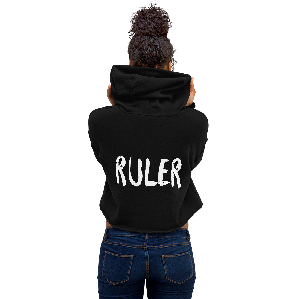 ANODA RULER Crop Hoodie