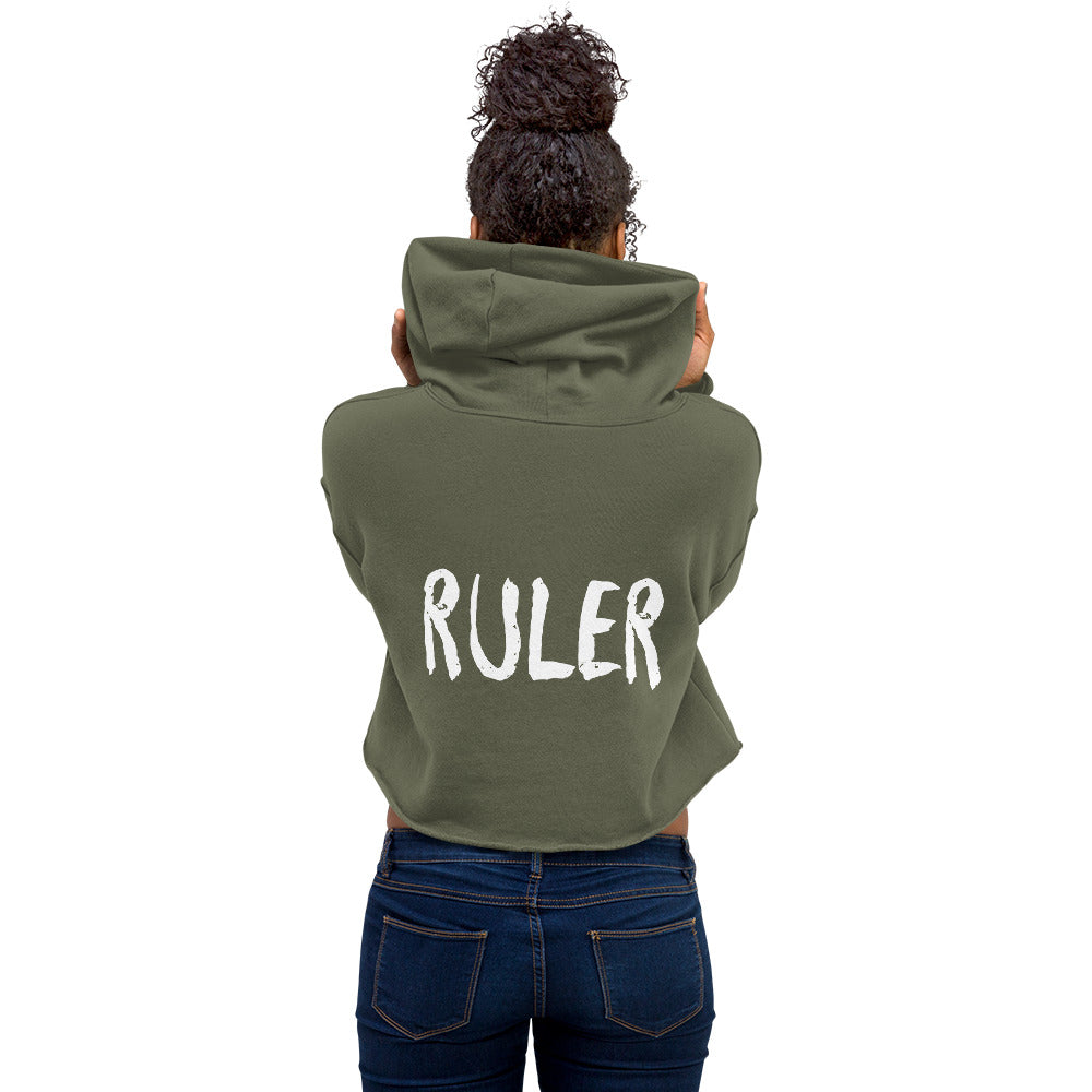 ANODA RULER Crop Hoodie