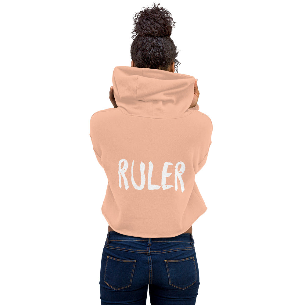 ANODA RULER Crop Hoodie