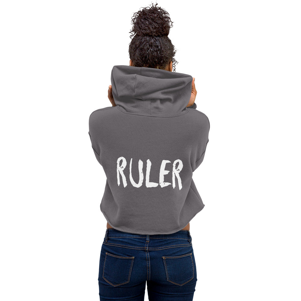 ANODA RULER Crop Hoodie