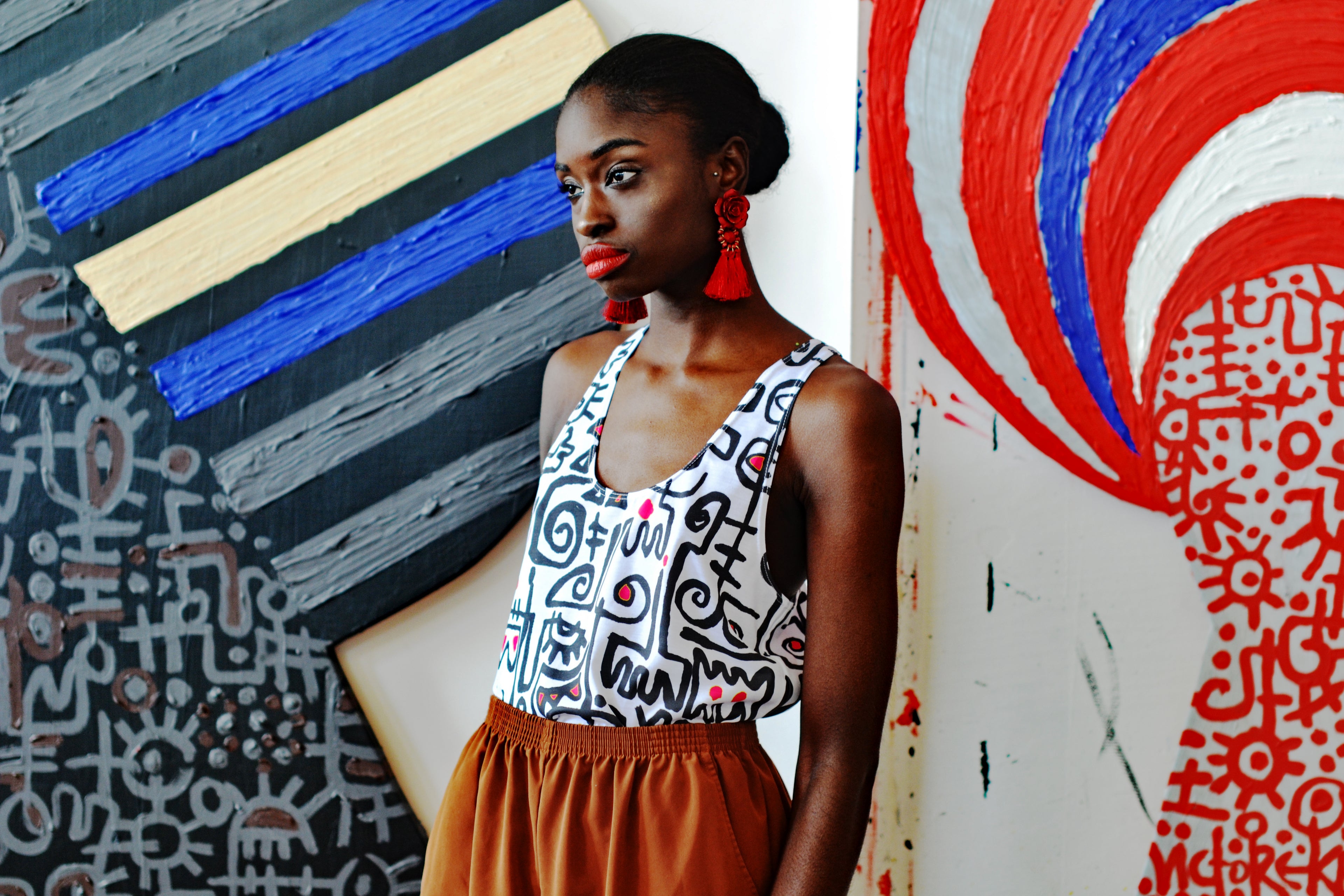 Victor Ekpuk, Victor Ekpuk art, nsibidi, African fashion, art fashion, African art, contemporary African art