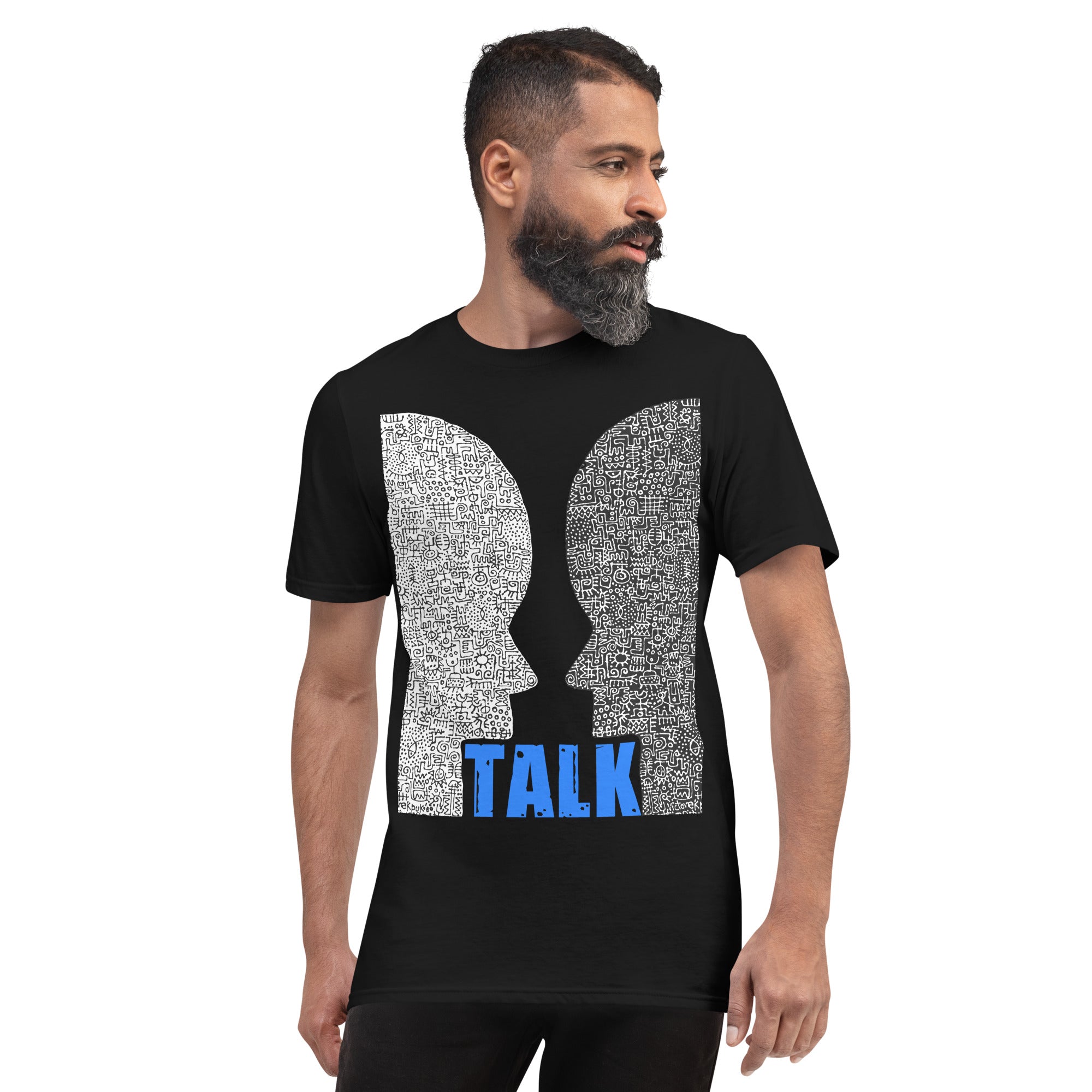 TALK unisex short-sleeve T-Shirt  (Regular fit)