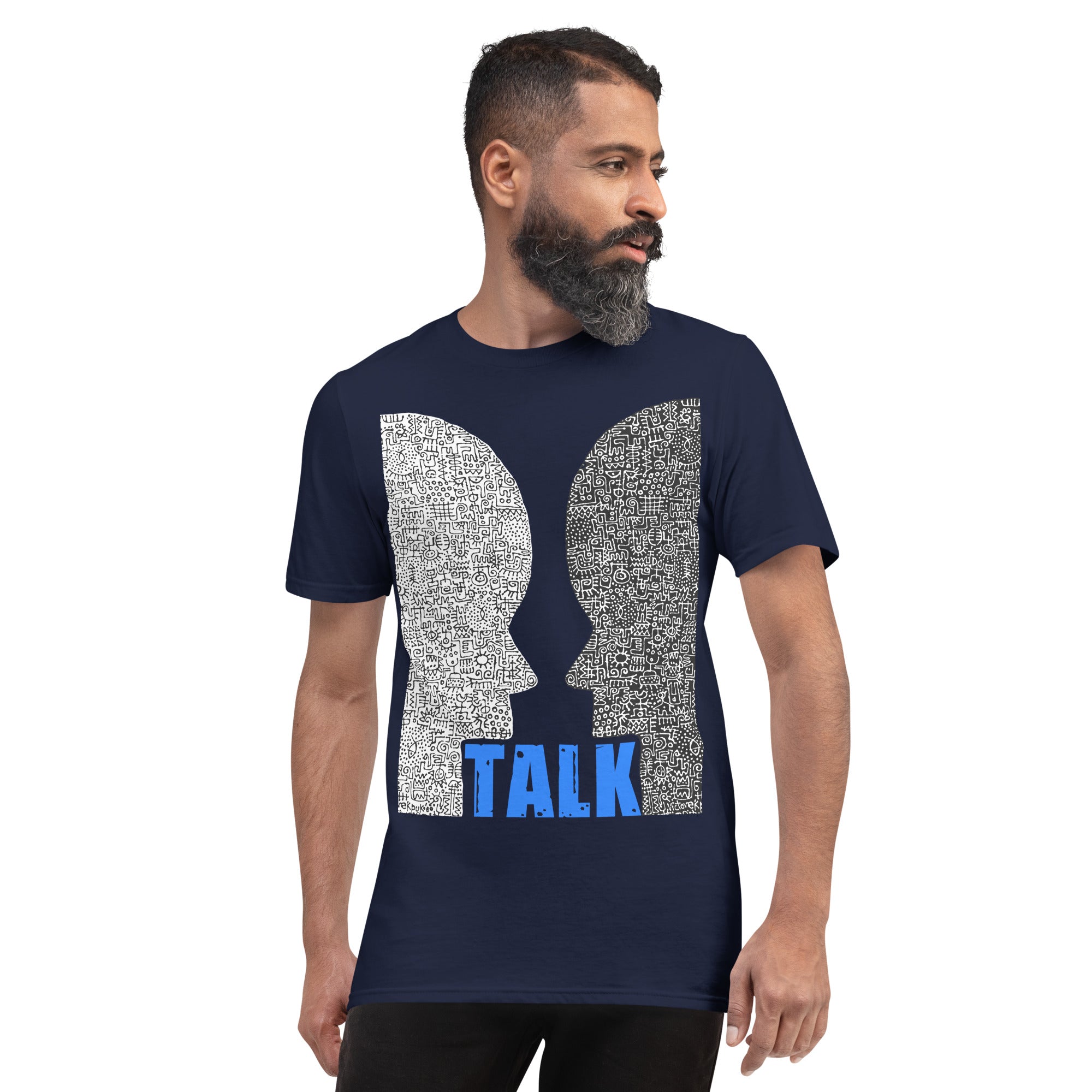 TALK unisex short-sleeve T-Shirt  (Regular fit)