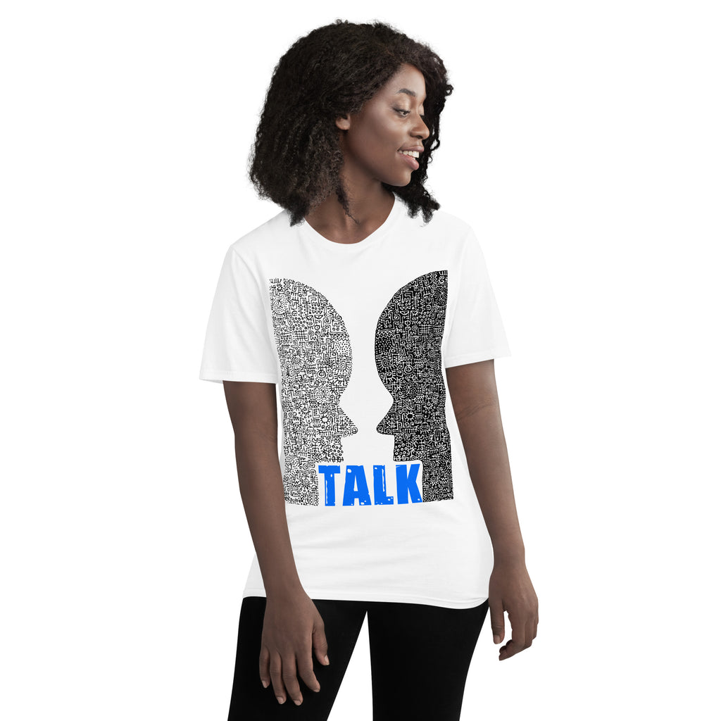 TALK unisex short-sleeve T-Shirt  (Regular fit)
