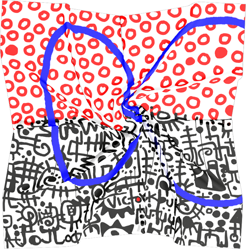 RED DOT SCARF