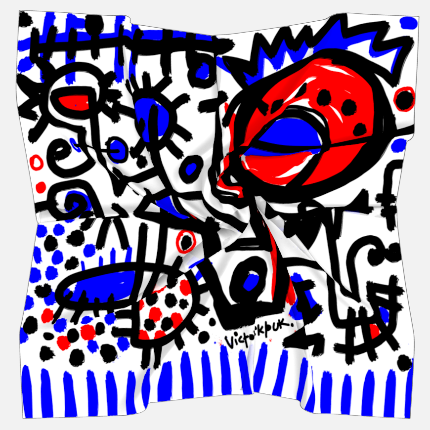 BLU RED Scarf